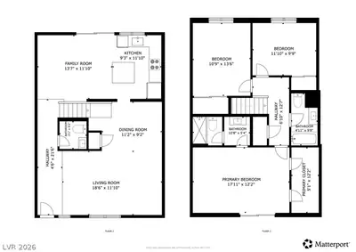 4627 Bountiful Way, Las Vegas, NV 89121 Floor Plan