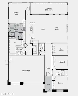 382 Tigullio Avenue, Henderson, NV 89011 Floor Plan