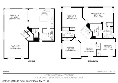 5505 Knotting Pass, Las Vegas, NV 89131 Floor Plan