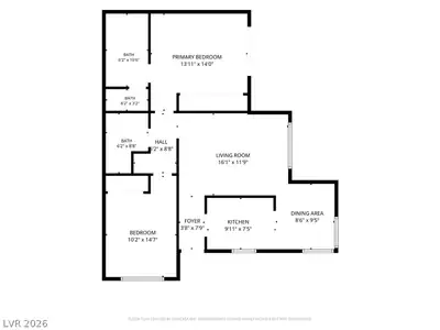 1844 North Decatur Boulevard 204 Floor Plan