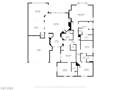 9500 Grand Vista Avenue, Las Vegas, NV 89149 Floor Plan