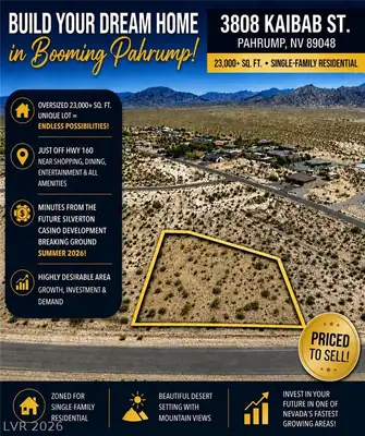 3808 East Kaibab Street Pahrump, NV 89048