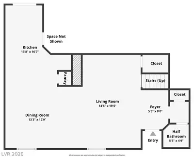 4046 Sparrow Rock Street, Las Vegas, NV 89129 Floor Plan