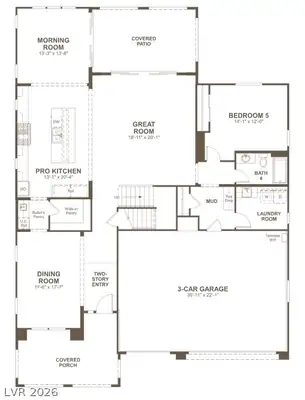 8875 Spencer Garrett Street, Las Vegas, NV 89113 Floor Plan
