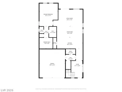 2632 Tranquil Dawn Street, Henderson, NV 89044 Floor Plan