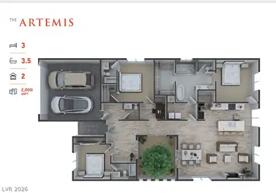 881 Kiowa, Pahrump, NV 89048 Floor Plan
