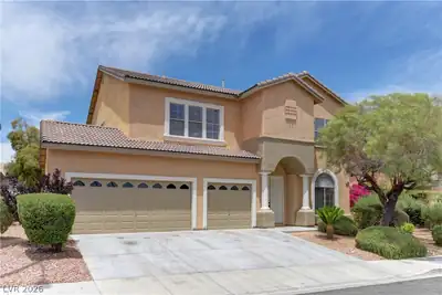 5862 Bluthe Bridge Avenue, Las Vegas, NV 89141 Front of Structure