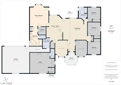 880 Benson Circle, Pahrump, NV 89060 Floor Plan