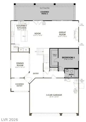 64 Serene Tempo Avenue, Henderson, NV 89011 Floor Plan