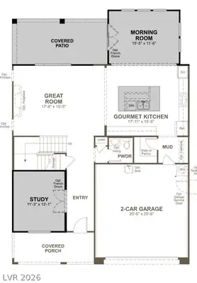 66 Serene Tempo Avenue, Henderson, NV 89011 Floor Plan