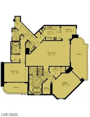2877 Paradise Road 104 Floor Plan