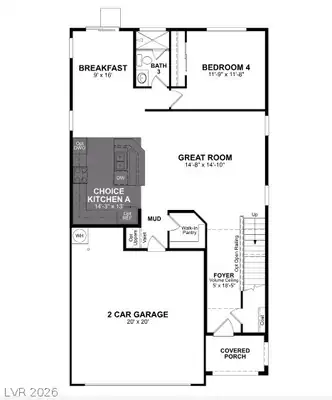 2579 Regency Cove Court, Las Vegas, NV 89121 Floor Plan