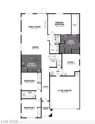 2587 Regency Cove Court, Las Vegas, NV 89121 Floor Plan