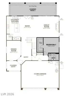 10524 Celestial Pole Street, Las Vegas, NV 89143 Floor Plan