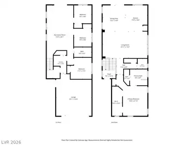 4829 Canary Diamond Avenue, Las Vegas, NV 89139 Floor Plan