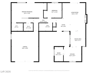 1859 Priscilla Street, Las Vegas, NV 89156 Floor Plan