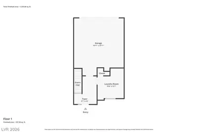 9050 West Tropicana Avenue 1152 Floor Plan