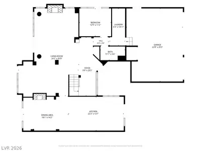 7980 Castle Pines Avenue, Las Vegas, NV 89113 Floor Plan