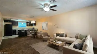 3221 Jericho Street C Living Room