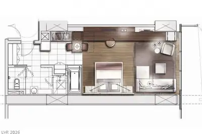 4381 West Flamingo Road 8304 Floor Plan