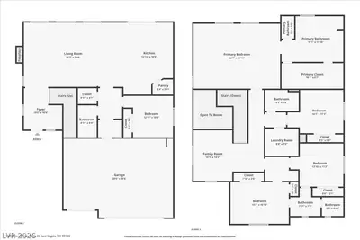 9625 Ponderosa Skye Court, Las Vegas, NV 89166 Floor Plan