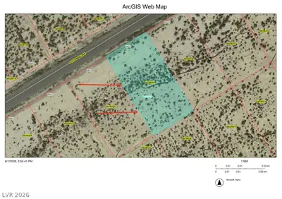 2621 Tecumseh Avenue, Pahrump, NV 89048 Plat Map