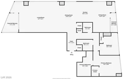 4525 Dean Martin Drive 2012 Floor Plan
