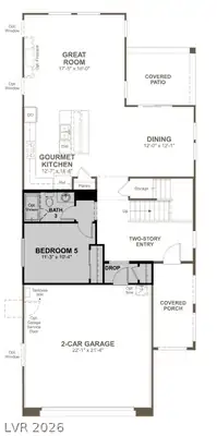 8115 Kinleigh Poulson Street, Las Vegas, NV 89148 Floor Plan