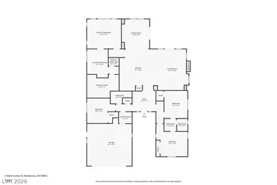 3 Viola Carino Court, Henderson, NV 89011 Floor Plan