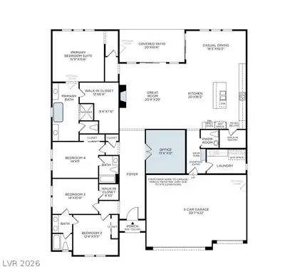 5738 Golden Chase Court, Las Vegas, NV 89131 Floor Plan