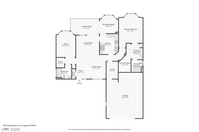 9917 Woodhouse Drive, Las Vegas, NV 89134 Floor Plan