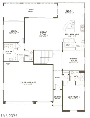 1644 Strada Maria, Henderson, NV 89011 Floor Plan
