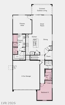 650 Orchid Cactus Avenue, Las Vegas, NV 89183 Floor Plan