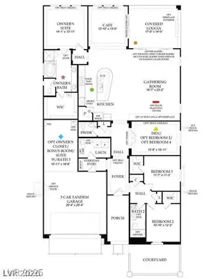 119 Colantonio Court, Las Vegas, NV 89138 Floor Plan