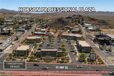 US HWY 95 Parcels Aerial View