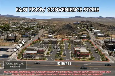 US HWY 95 Parcels Aerial View