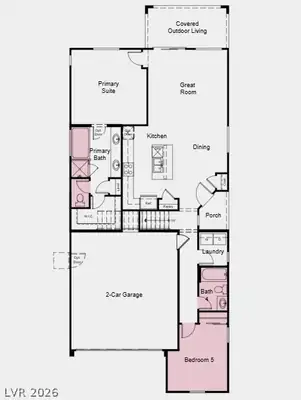 657 Orchid Cactus Avenue, Las Vegas, NV 89183 Floor Plan