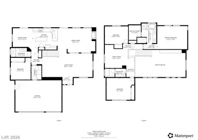 6316 Coyote Valley Court, North Las Vegas, NV 89084 Floor Plan