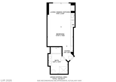 2000 North Fashion Show Drive 5612 Floor Plan