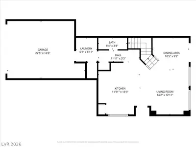 4705 Blaise Avenue 102 Floor Plan