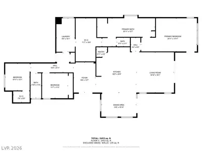 87 Reflection Bay Drive, Henderson, NV 89011 Floor Plan