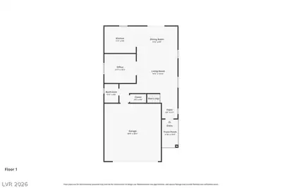 6922 Majestic Palm Drive, Las Vegas, NV 89122 Floor Plan