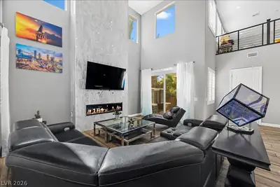 9718 Wildflower Vista Avenue, Las Vegas, NV 89166 Living Room