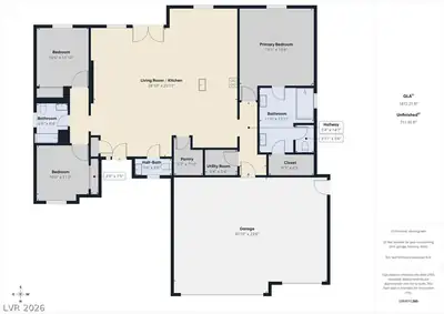 3550 Margarita Avenue, Pahrump, NV 89048 Floor Plan