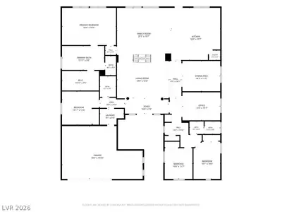 6524 Black Oaks Street, North Las Vegas, NV 89084 Floor Plan