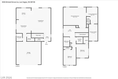 5532 Bristol Grove Lane Floor Plan