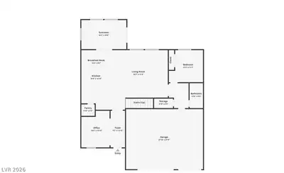 7042 Chestnut Valley Street, Las Vegas, NV 89166 Floor Plan