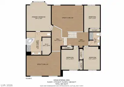 2441 Antler Point Drive, Henderson, NV 89074 Floor Plan