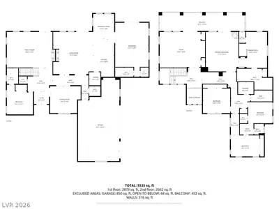 9759 Amador Ranch Avenue, Las Vegas, NV 89149 Floor Plan