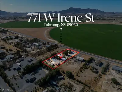 771 West Irene Street, Pahrump, NV 89060 Aerial View